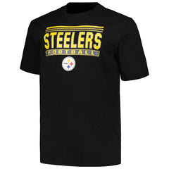 Fanatics Pittsburgh Steelers Big & Tall Pop T-Shirt Black
