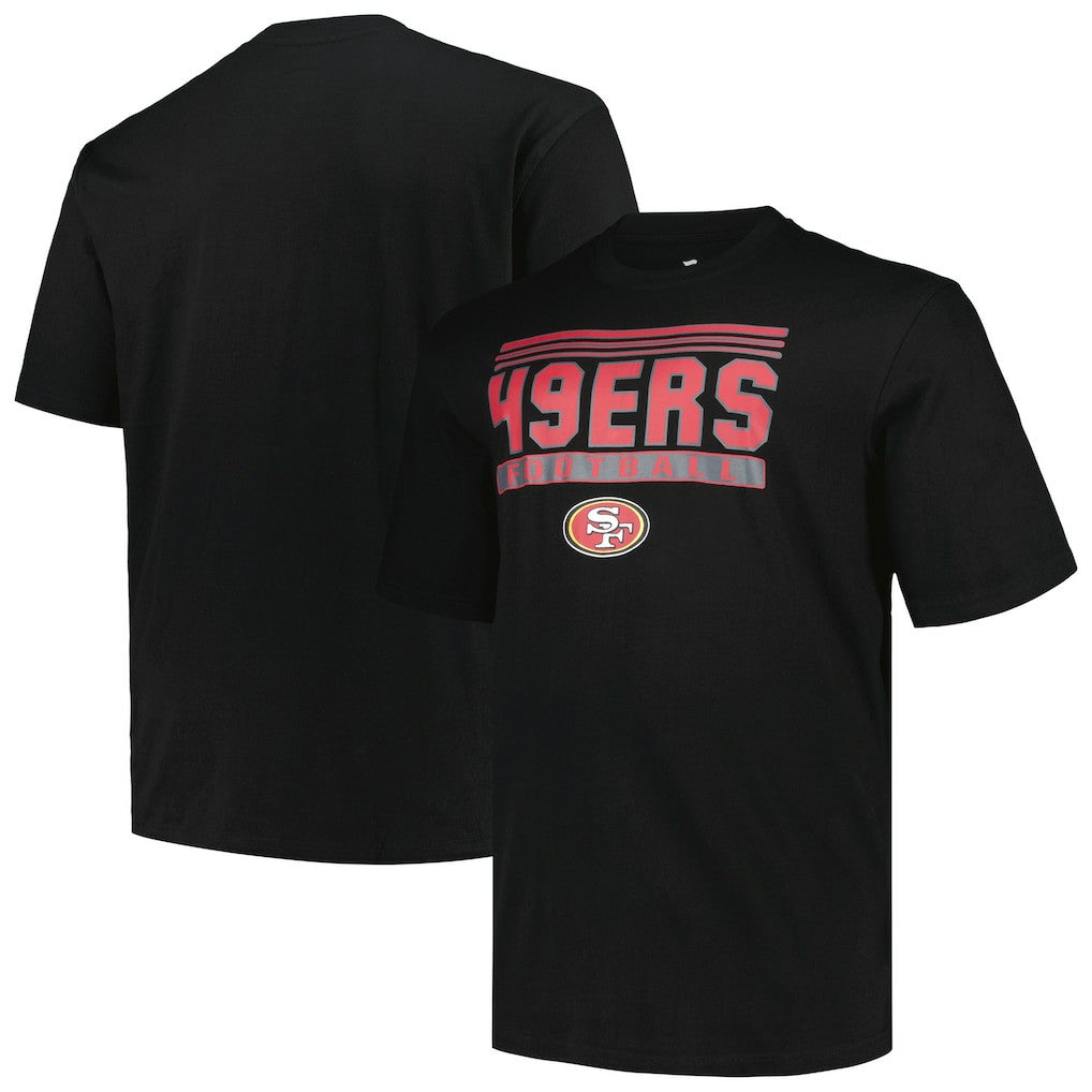 Fanatics San Francisco 49ers Big & Tall Pop T-Shirt Black