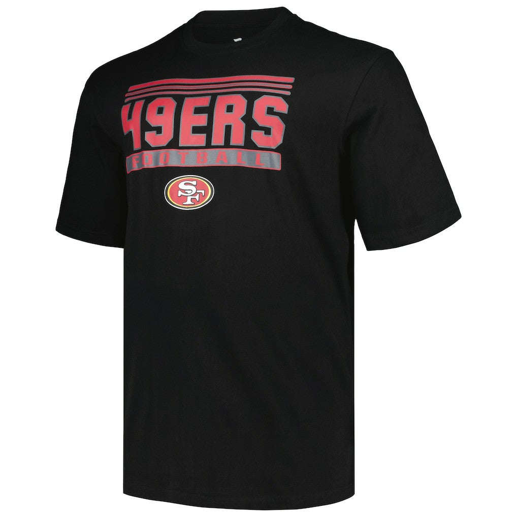 Fanatics San Francisco 49ers Big & Tall Pop T-Shirt Black