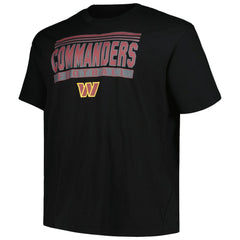 Fanatics Washington Commanders Big & Tall Pop T-Shirt Black
