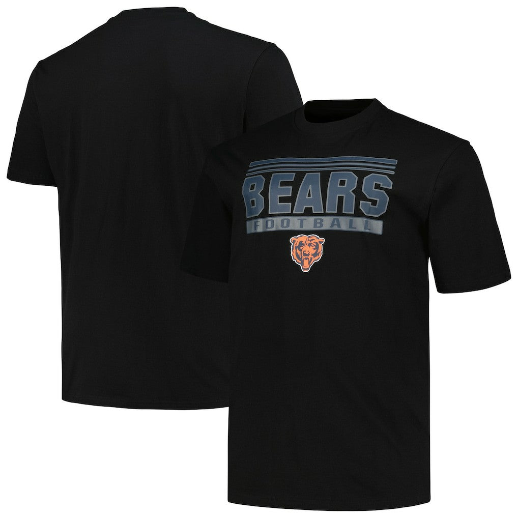 Fanatics Chicago Bears Big & Tall Pop T-Shirt Black
