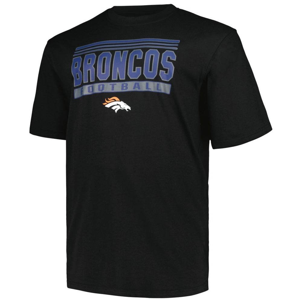 Fanatics Denver Broncos Big & Tall Pop T-Shirt Black