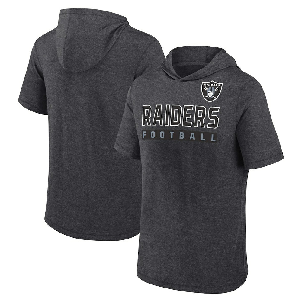 Fanatics Las Vegas Raiders Big & Tall Hoodie T-Shirt Black
