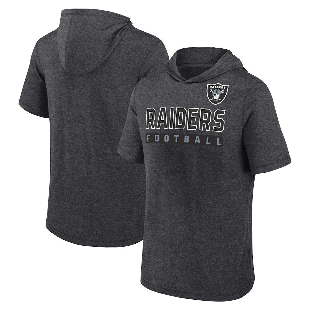 Fanatics Las Vegas Raiders Big & Tall Hoodie T-Shirt Black