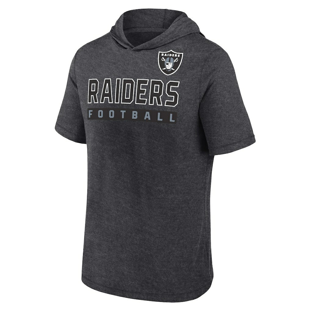 Fanatics Las Vegas Raiders Big & Tall Hoodie T-Shirt Black