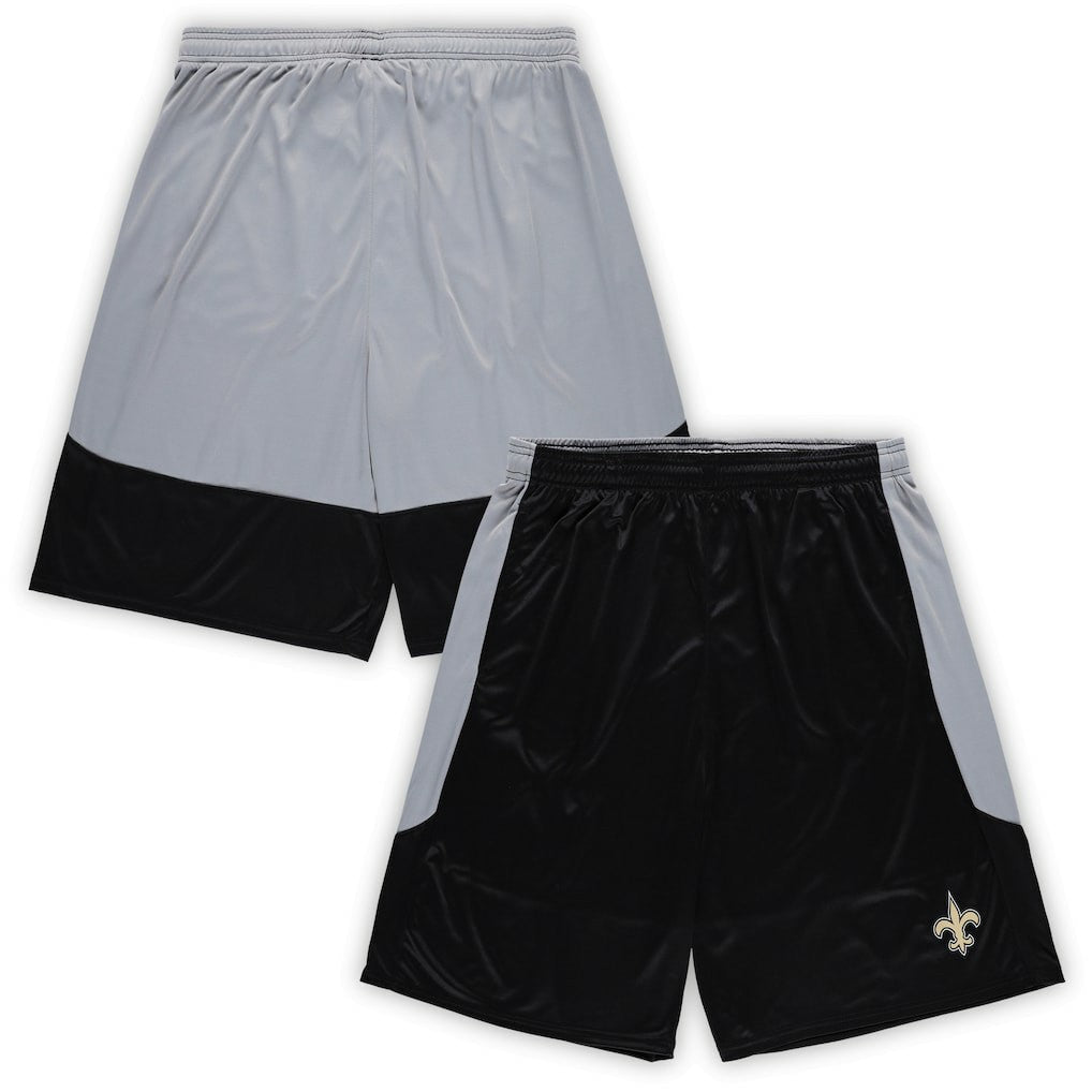 Fanatics New Orleans Saints Big & Tall Team Logo Shorts Black