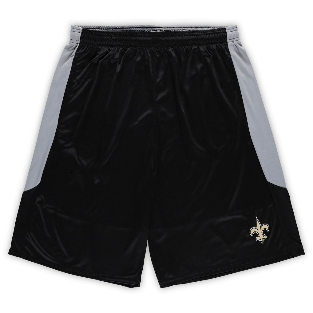 Fanatics New Orleans Saints Big & Tall Team Logo Shorts Black
