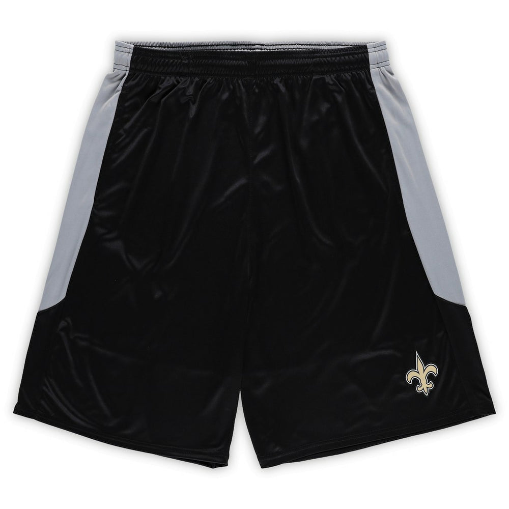 Fanatics New Orleans Saints Big & Tall Team Logo Shorts Black