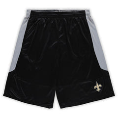 Fanatics New Orleans Saints Big & Tall Team Logo Shorts Black