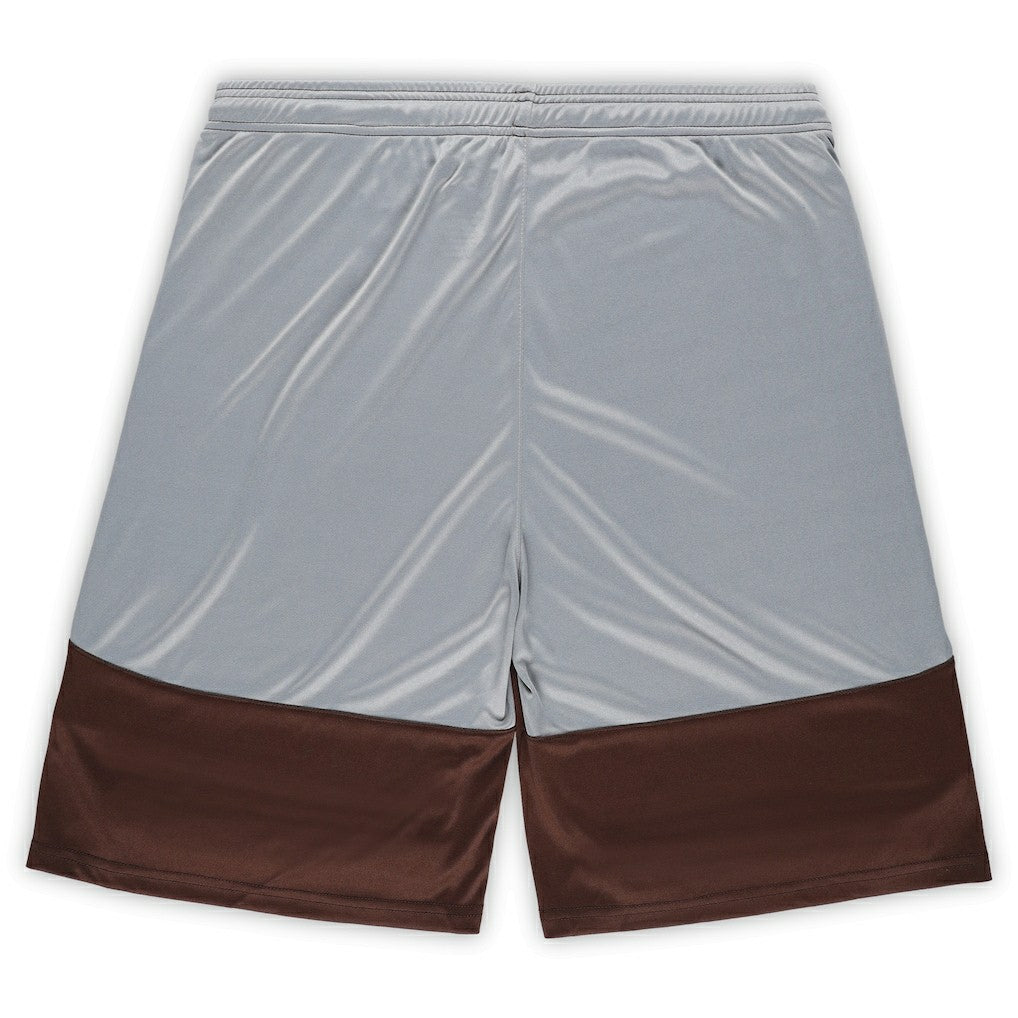 Fanatics Cleveland Browns Big & Tall Team Logo Shorts Brown