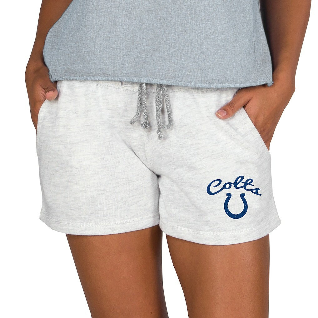 Indianapolis Colts Concepts Sport Women's Mainstream Terry Lounge Shorts Oatmeal