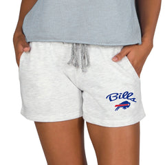 Buffalo Bills Concepts Sport Women's Mainstream Terry Lounge Shorts Oatmeal