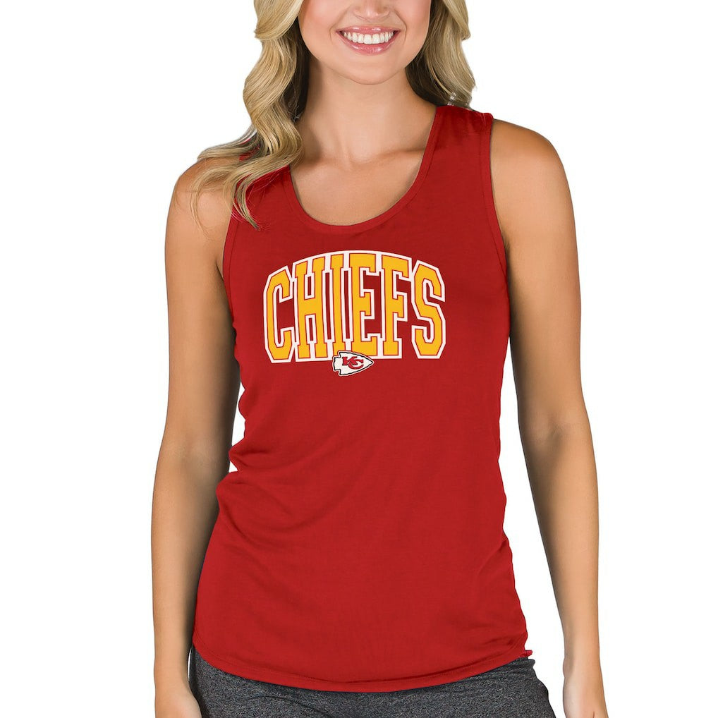 Kansas City Chiefs Concepts Sport Women's Marathon Racer Back Tank Top Red