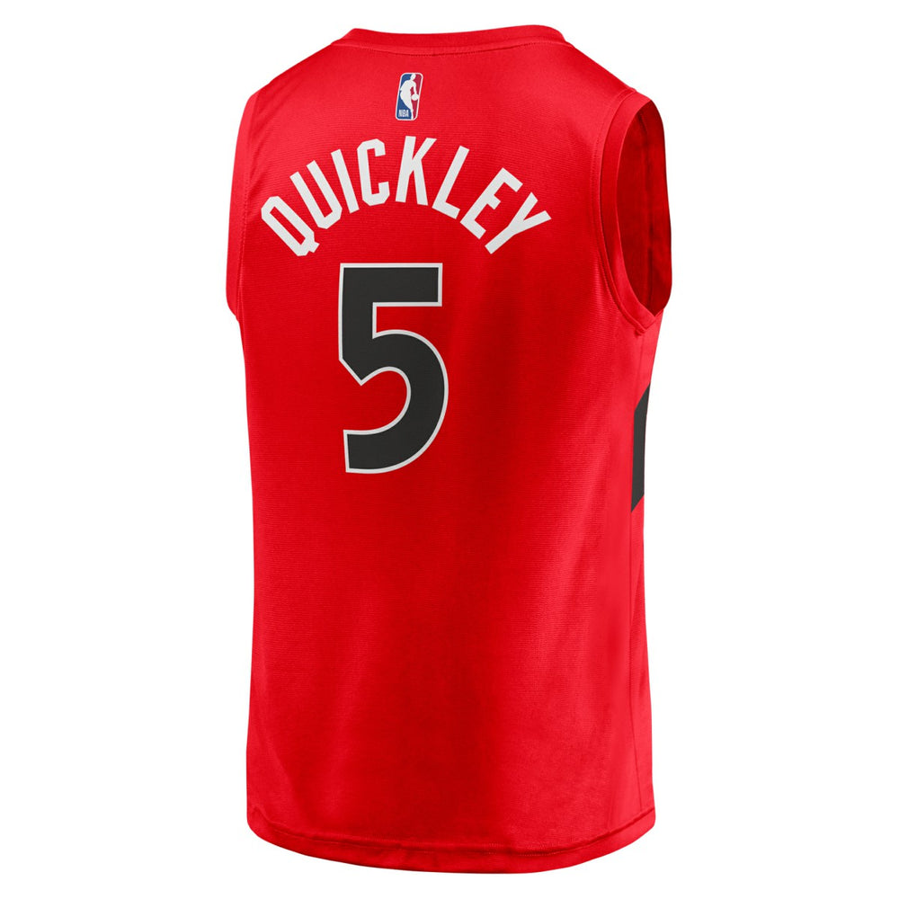 Immanuel Quickley Toronto Raptors Youth Fast Break Player Jersey Icon Edition Red | Fanatics Lifestyle