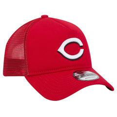Cincinnati Reds New Era 9FORTY A-Frame Trucker Adjustable Hat - Red - New Era Online