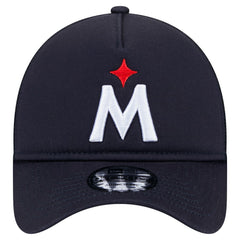 Minnesota Twins New Era 9FORTY A-Frame Trucker Adjustable Hat - Navy - New Era Discount