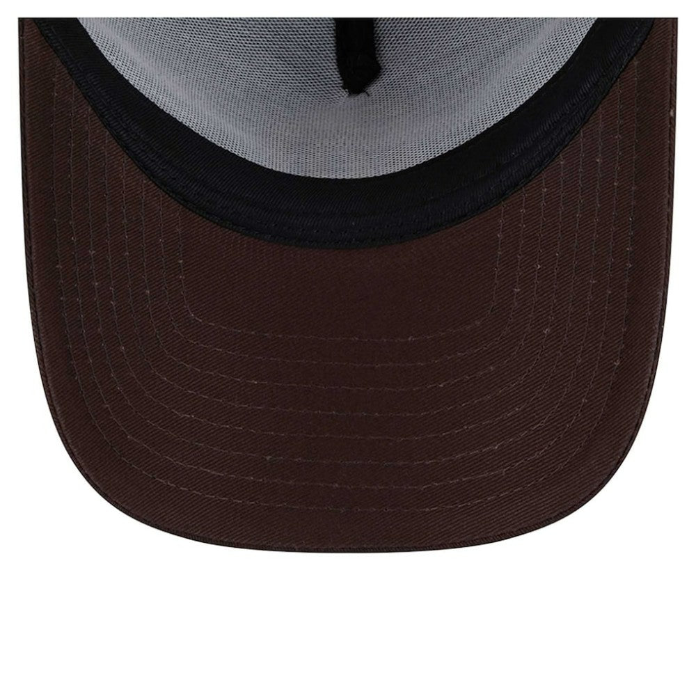San Diego Padres New Era 9FORTY A-Frame Trucker Adjustable Hat - Brown - New Era Online