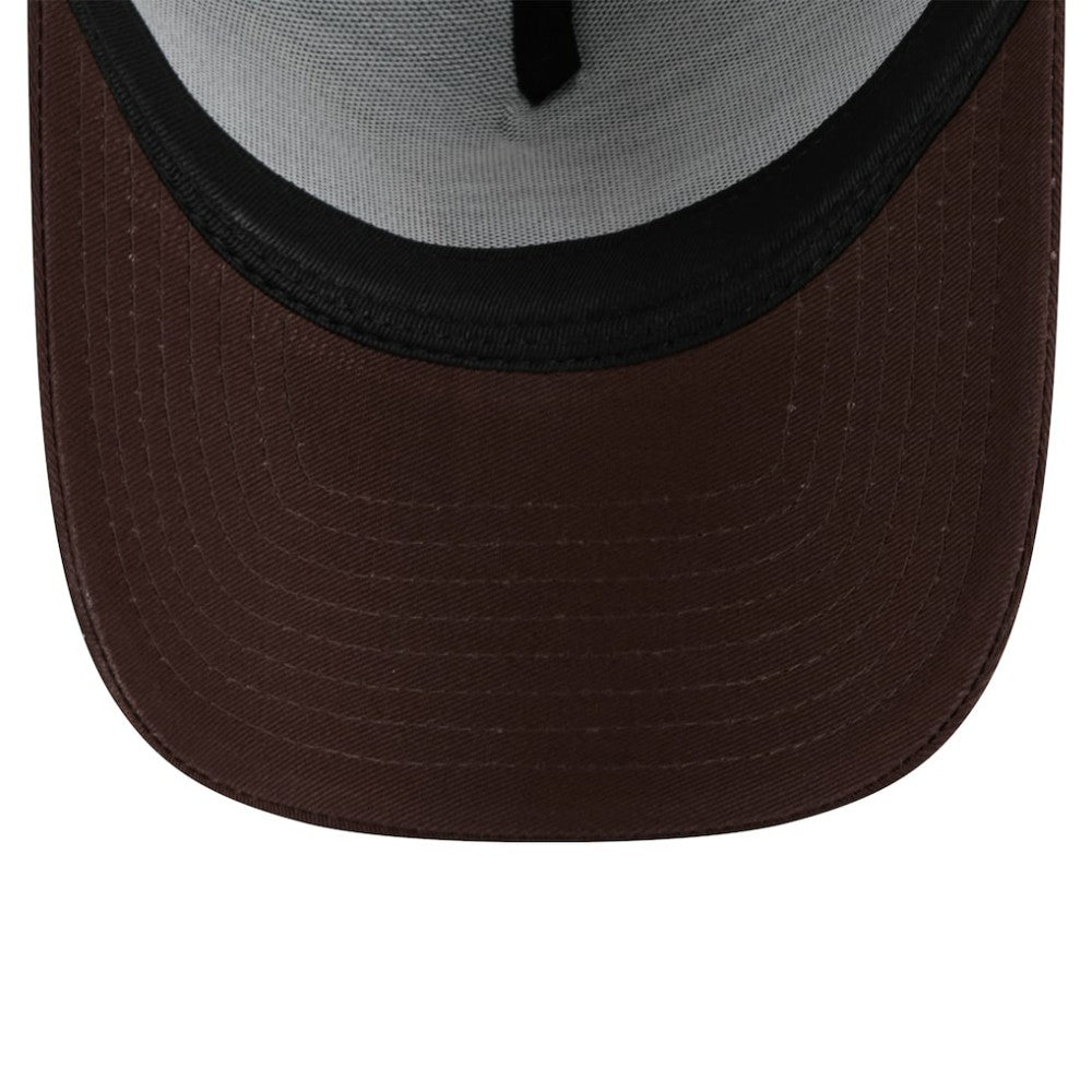 San Diego Padres New Era 9FORTY A-Frame Trucker Adjustable Hat - Brown - New Era on Sale