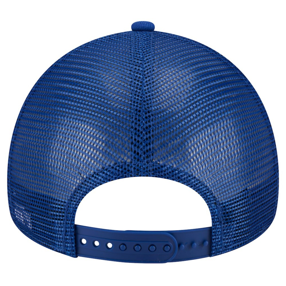 Atlanta Braves New Era 9FORTY A-Frame Trucker Adjustable Hat - Royal - New Era Discount