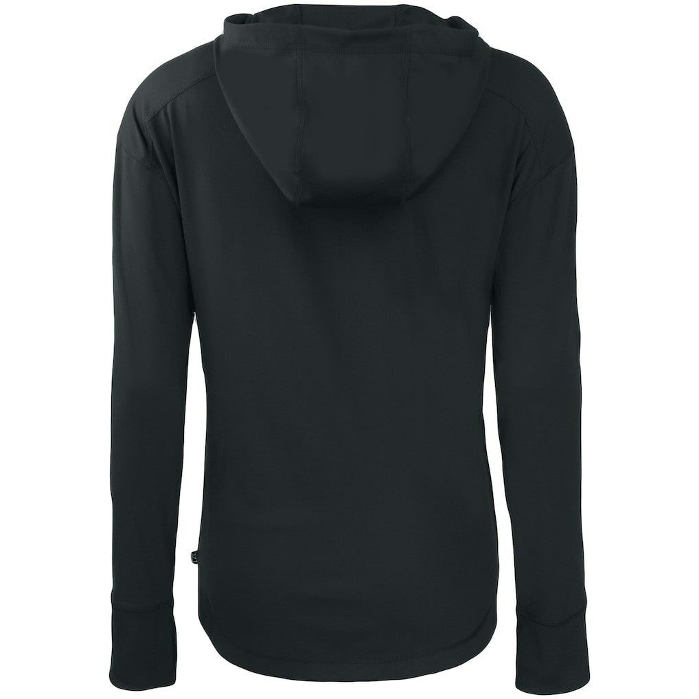 Philadelphia Eagles Cutter & Buck Women's Primary Mark Daybreak Eco Recycled Full-Zip Hoodie Black