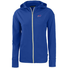 Buffalo Bills Cutter & Buck Women's Primary Mark Daybreak Eco Recycled Full-Zip Hoodie Royal