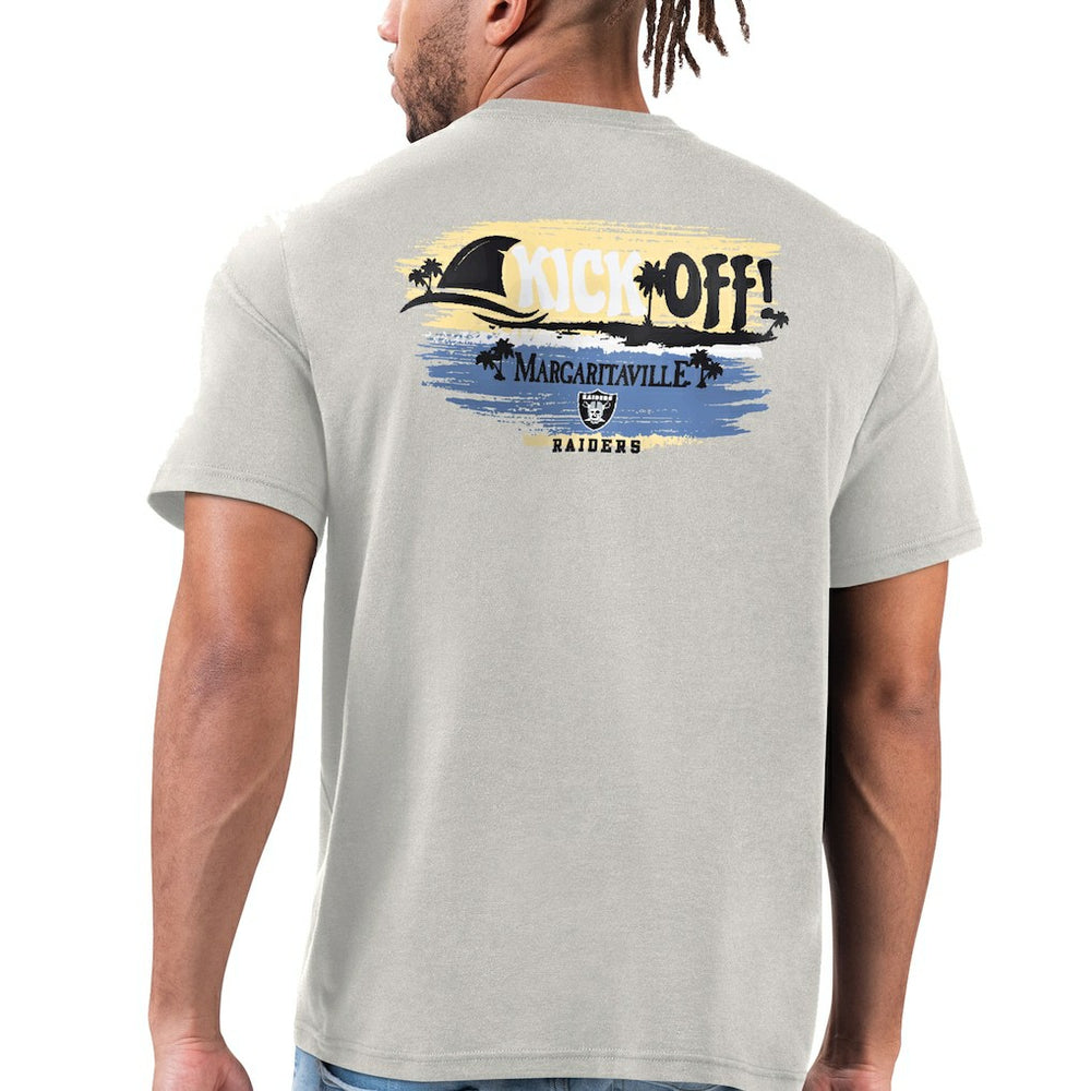 Las Vegas Raiders Margaritaville T-Shirt Silver