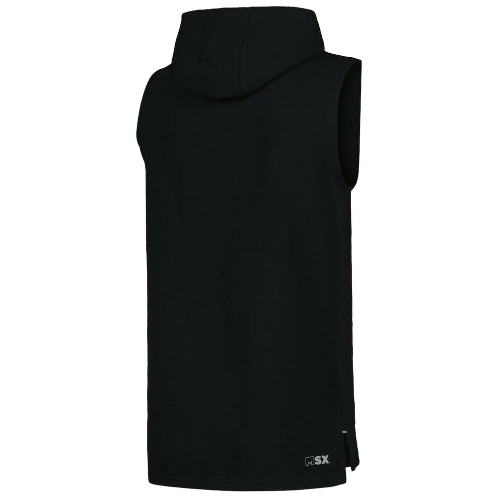 Cincinnati Bengals MSX by Michael Strahan Captain Sleeveless Hoodie T-Shirt Black