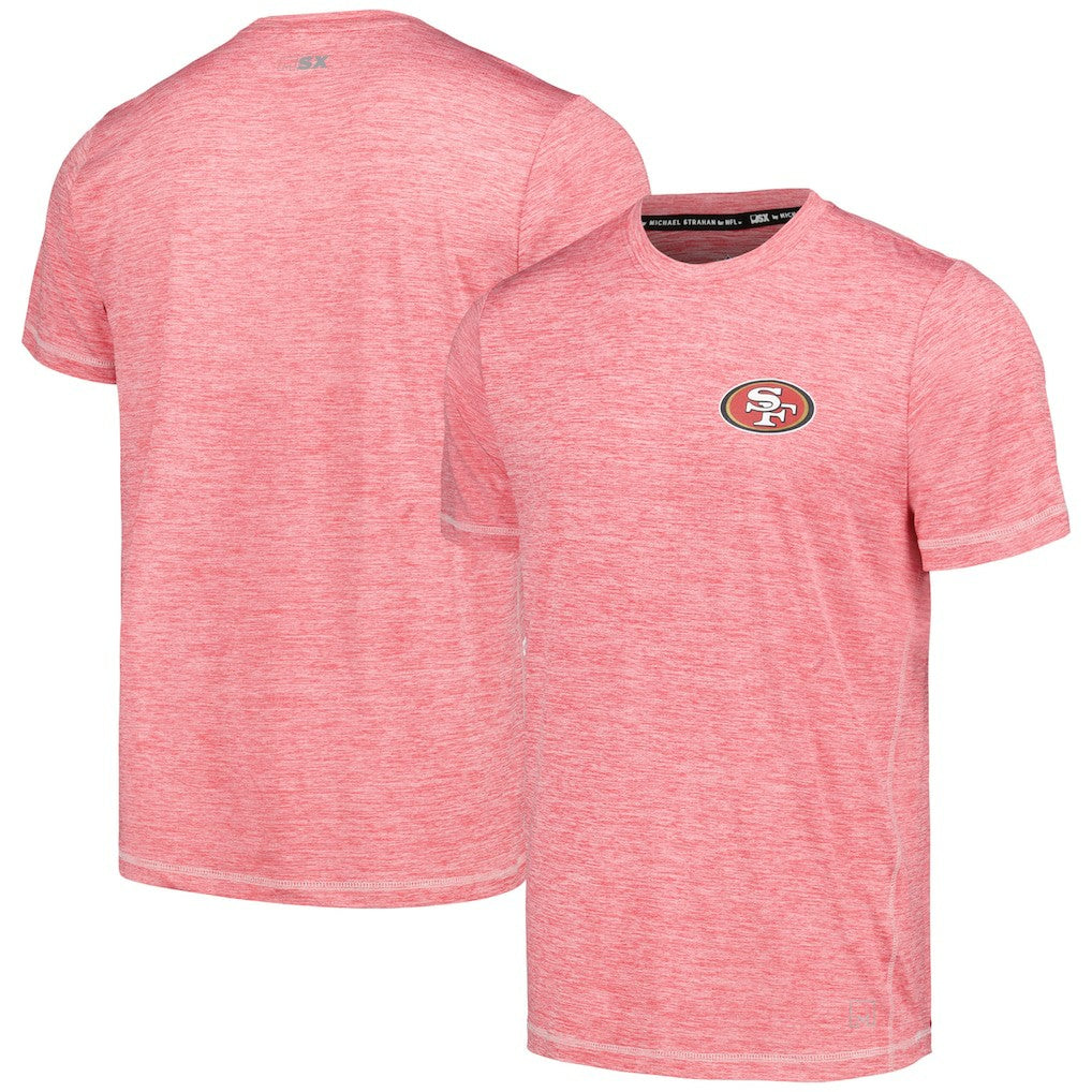 San Francisco 49ers MSX by Michael Strahan Motion Space-Dye T-Shirt Scarlet