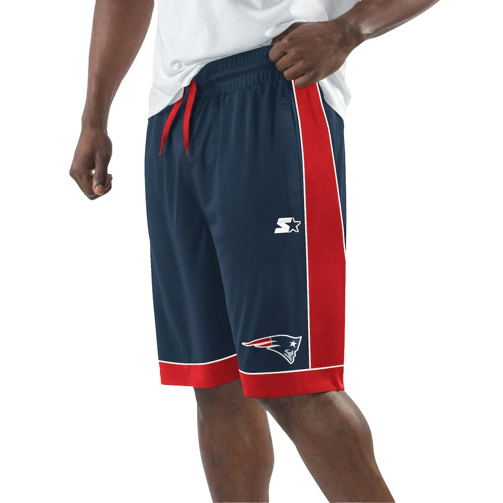 New England Patriots Starter Fan Favorite Fashion Shorts Navy/Red