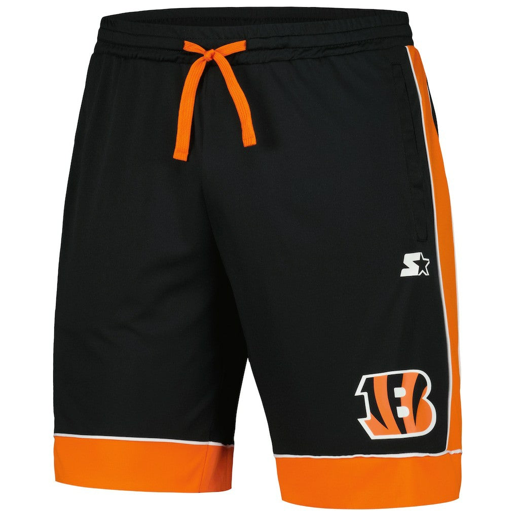 Cincinnati Bengals Starter Fan Favorite Fashion Shorts Black/Orange