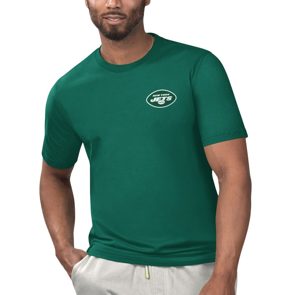 New York Jets Margaritaville Licensed to Chill T-Shirt Green