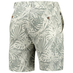 Cincinnati Bengals Margaritaville Sandwashed Monstera Print Amphib Shorts Gray