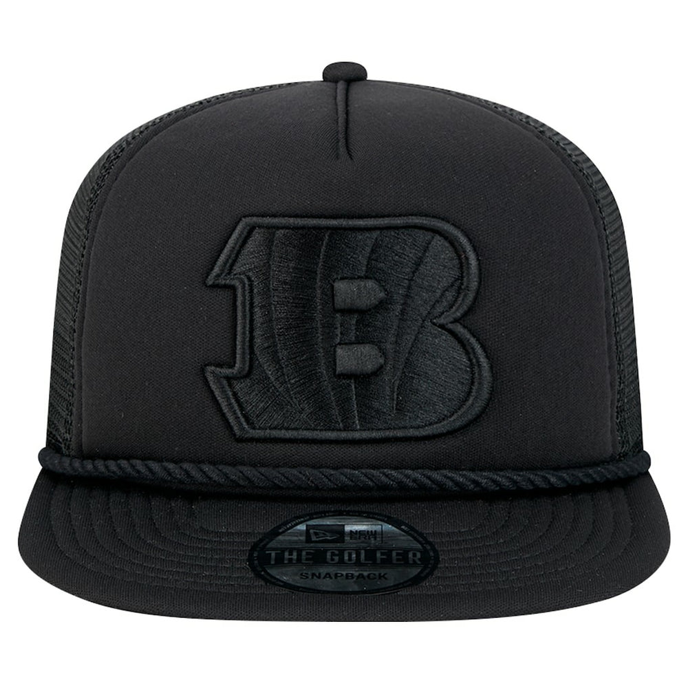 New Era Cincinnati Bengals Black Active Tone Golfer Snapback Hat