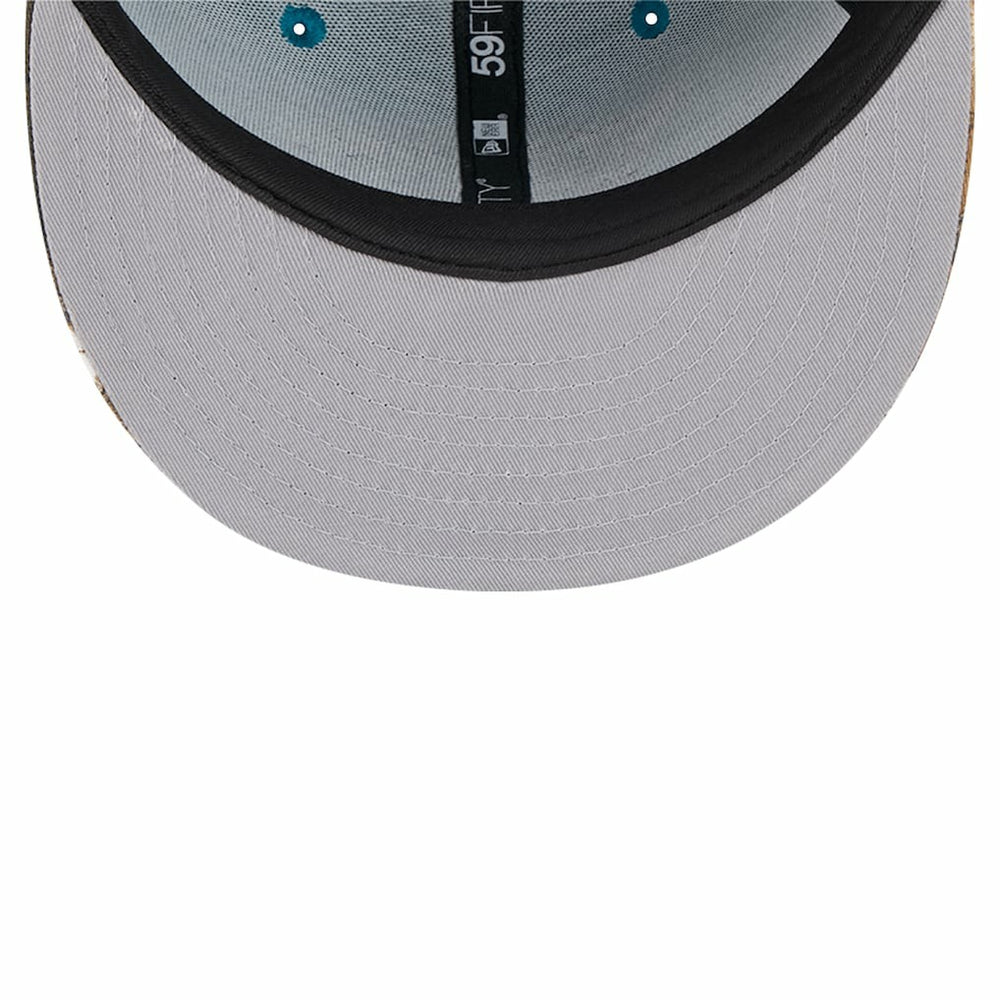 New Era Jacksonville Jaguars Teal Active Two-Tone Camo 59FIFTY Fitted Hat