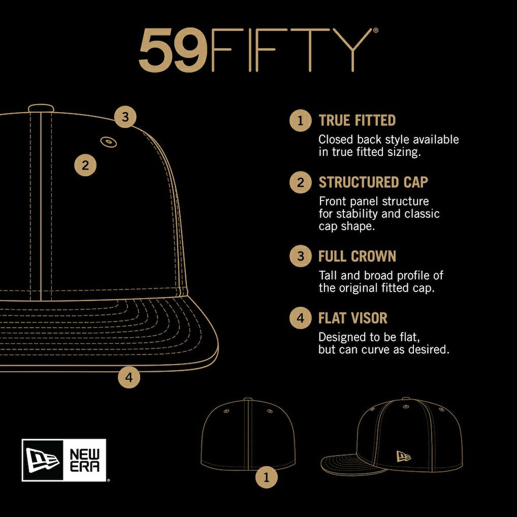 New Era Jacksonville Jaguars Black Active Two-Tone Camo 59FIFTY Fitted Hat