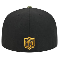 New Era Pittsburgh Steelers Black Active Two-Tone Camo 59FIFTY Fitted Hat