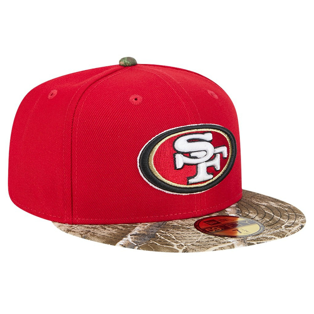 New Era San Francisco 49ers Scarlet Active Two-Tone Camo 59FIFTY Fitted Hat