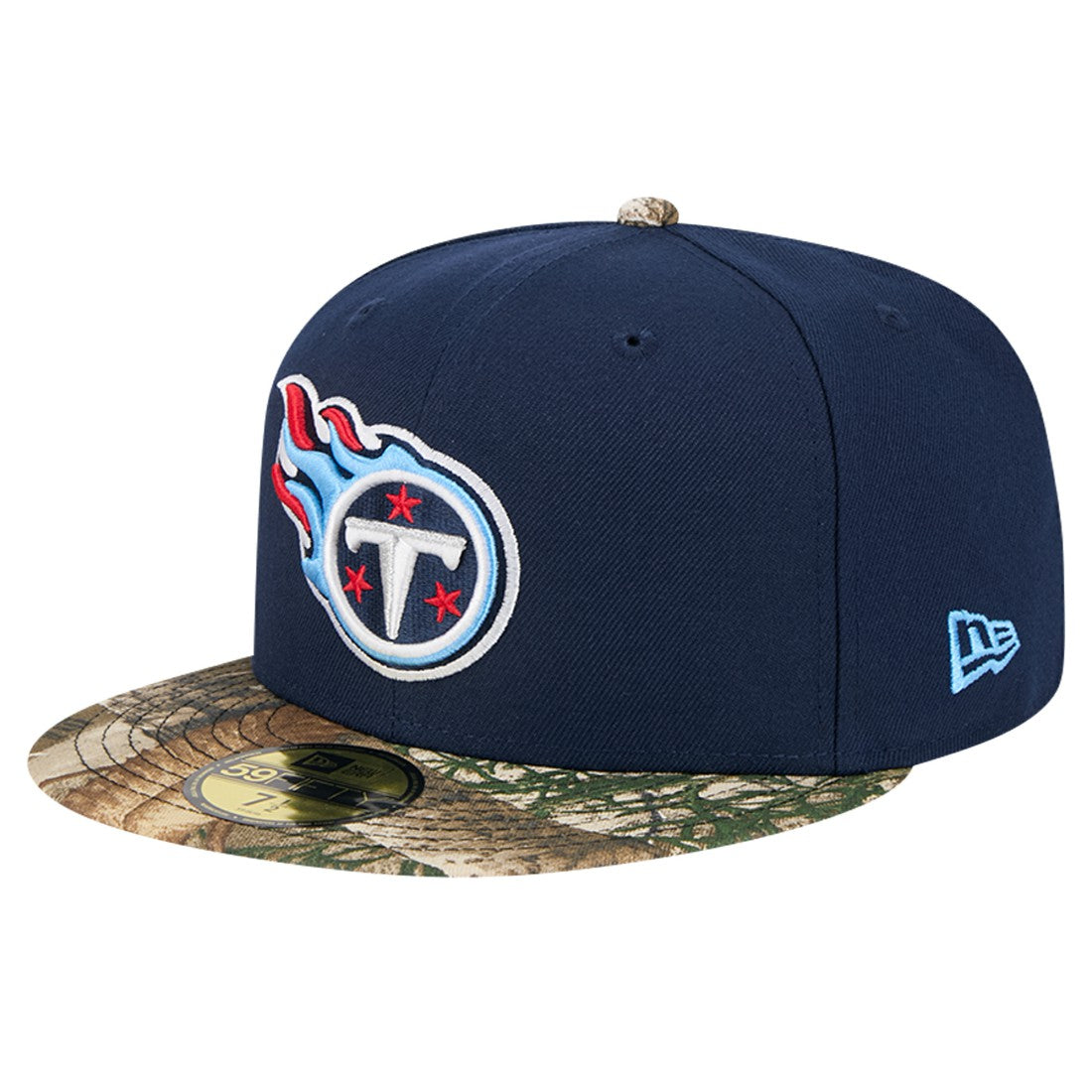 New Era Tennessee Titans Navy Active Two-Tone Camo 59FIFTY Fitted Hat