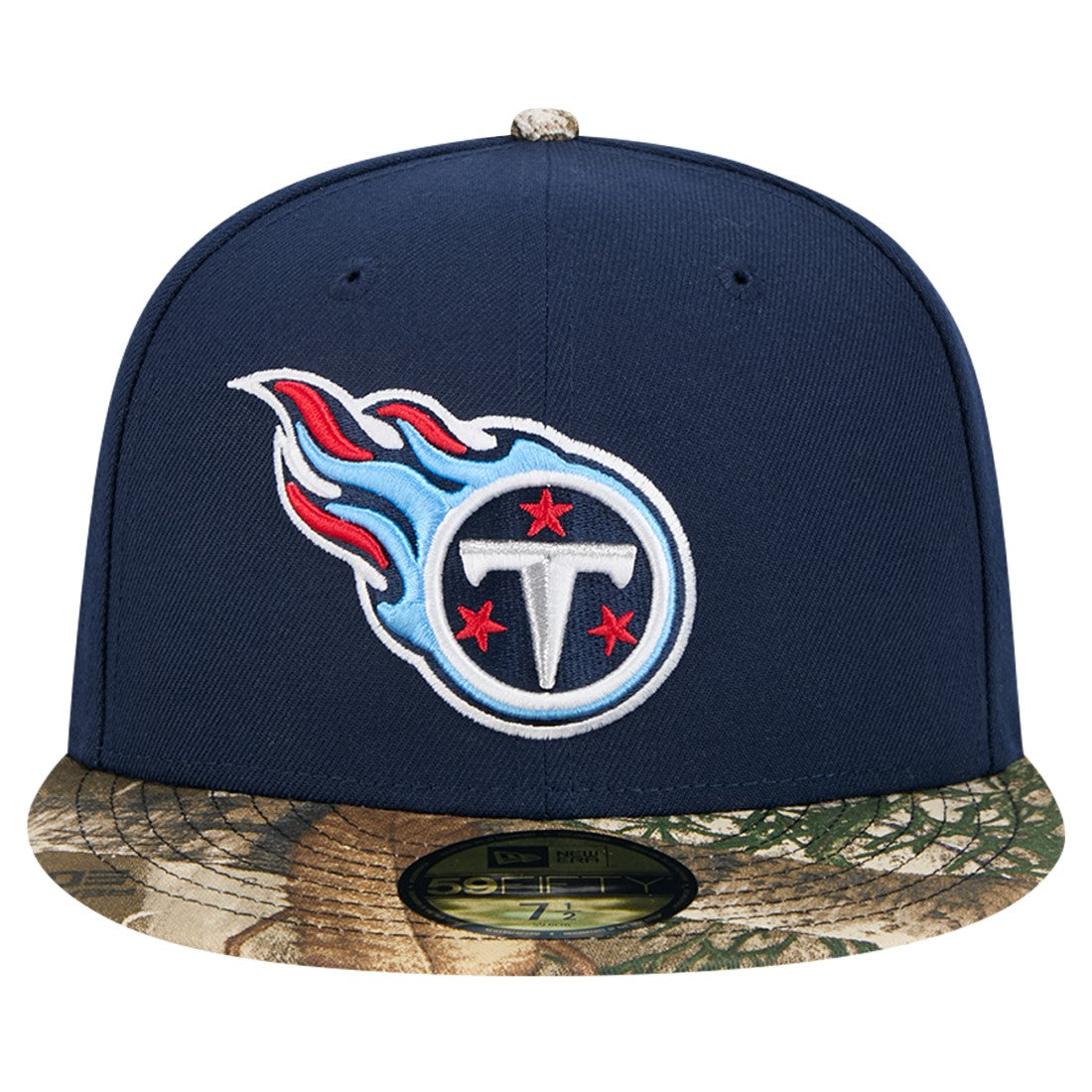 New Era Tennessee Titans Navy Active Two-Tone Camo 59FIFTY Fitted Hat