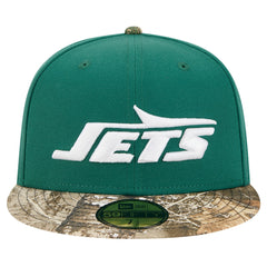 New Era New York Jets Green Active Two-Tone Camo 59FIFTY Fitted Hat