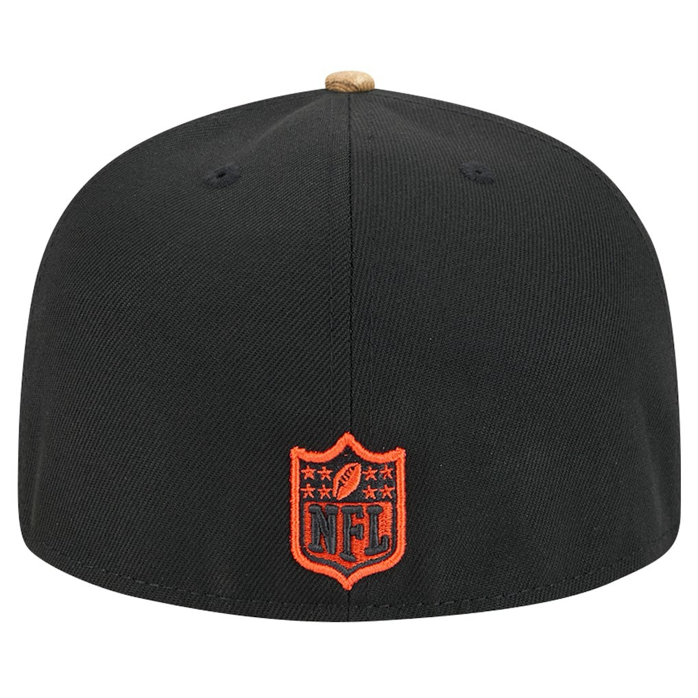New Era Cincinnati Bengals Black Active Two-Tone Camo 59FIFTY Fitted Hat
