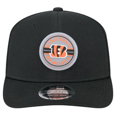 Cincinnati Bengals New Era Adventure Patched 9SEVENTY Stretch-Snap Adjustable Hat Black