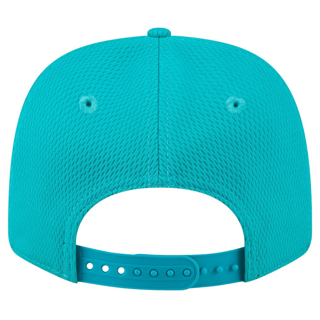 Miami Dolphins New Era Adventure Patched 9SEVENTY Stretch-Snap Adjustable Hat Aqua