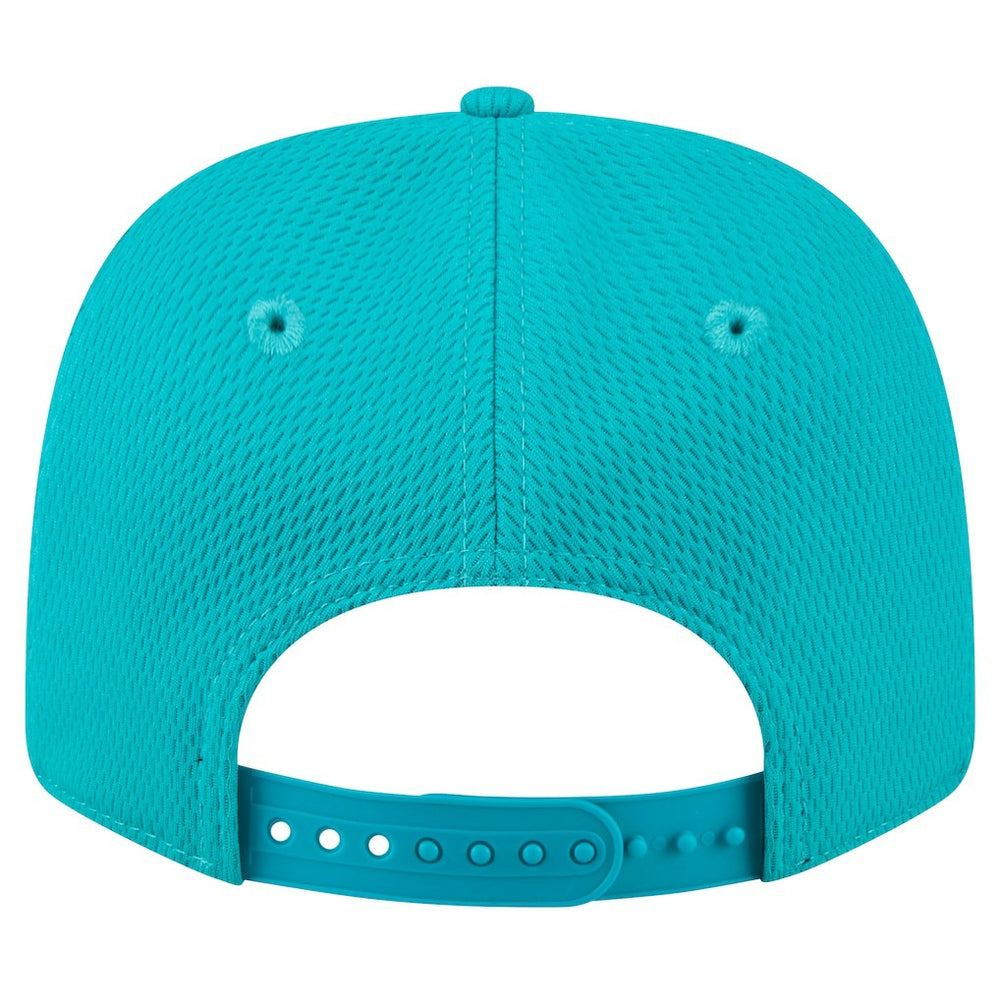 Miami Dolphins New Era Adventure Patched 9SEVENTY Stretch-Snap Adjustable Hat Aqua