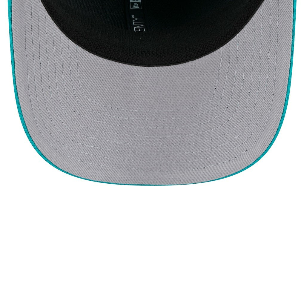 Miami Dolphins New Era Adventure Patched 9SEVENTY Stretch-Snap Adjustable Hat Aqua