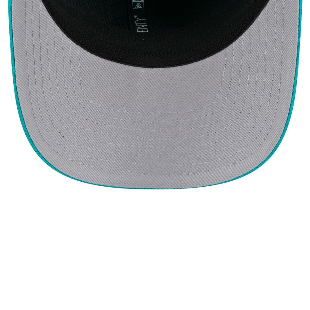 Miami Dolphins New Era Adventure Patched 9SEVENTY Stretch-Snap Adjustable Hat Aqua