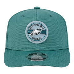 Philadelphia Eagles New Era Adventure Patched 9SEVENTY Stretch-Snap Adjustable Hat Midnight Green
