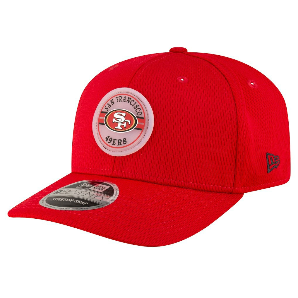 San Francisco 49ers New Era Adventure Patched 9SEVENTY Stretch-Snap Adjustable Hat Scarlet