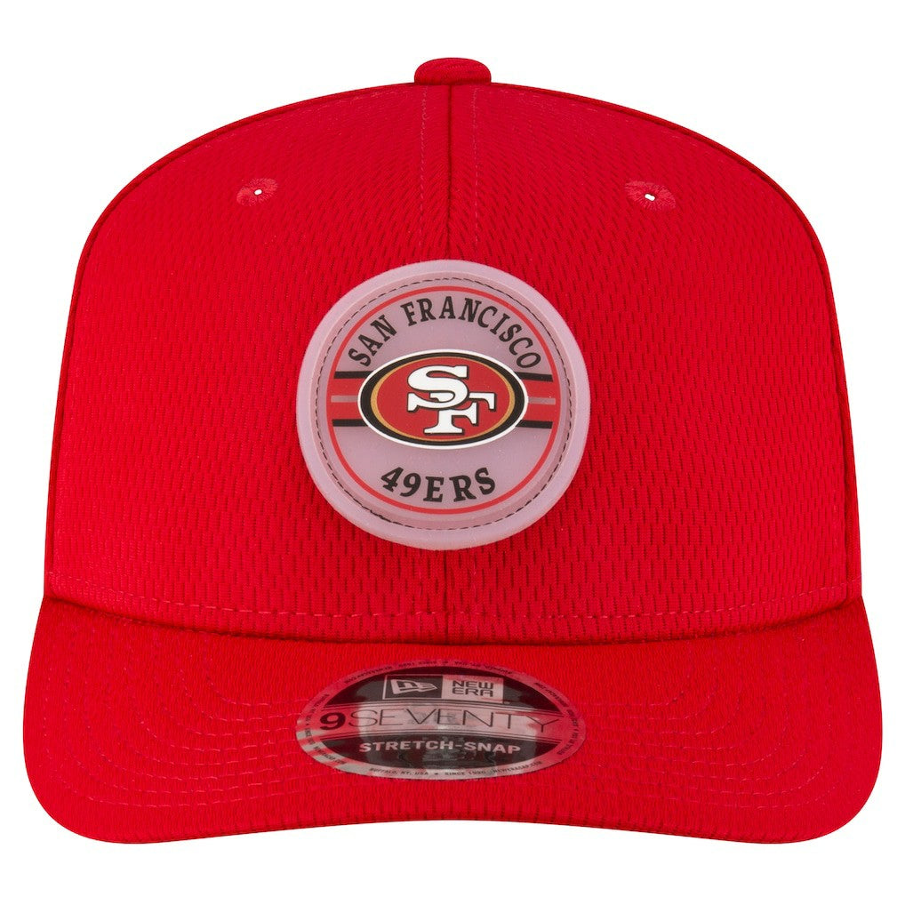 San Francisco 49ers New Era Adventure Patched 9SEVENTY Stretch-Snap Adjustable Hat Scarlet