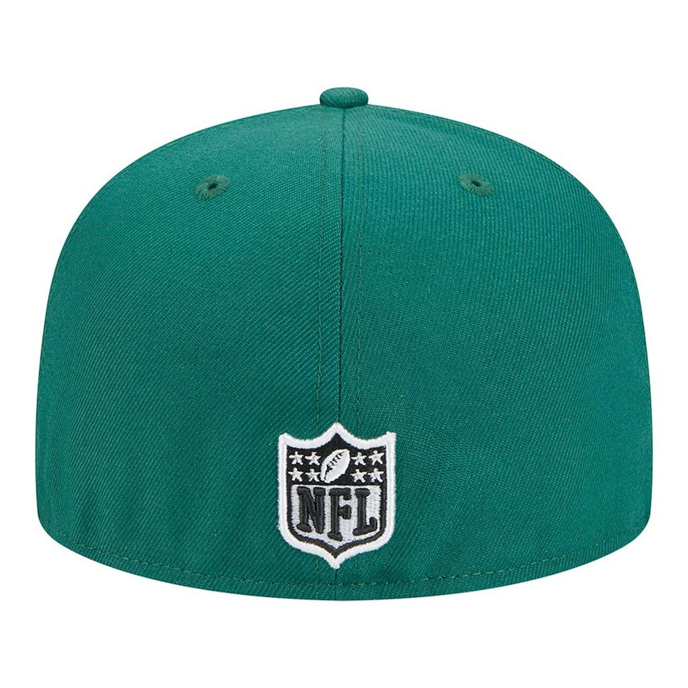 New York Jets New Era Script Sided 59FIFTY Fitted Hat Green